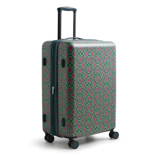 Vera Bradley Women's Disney Hardside 26 Inch Adair Spinner Suitcase, Mickey Mouse Kaleidoscope Multi, One Size