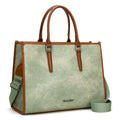 Montana West Laptop Tote Bag for Women 15.6 Inch Waterproof Leather Computer Bags Business Office Work Briefcase MWC-625GN