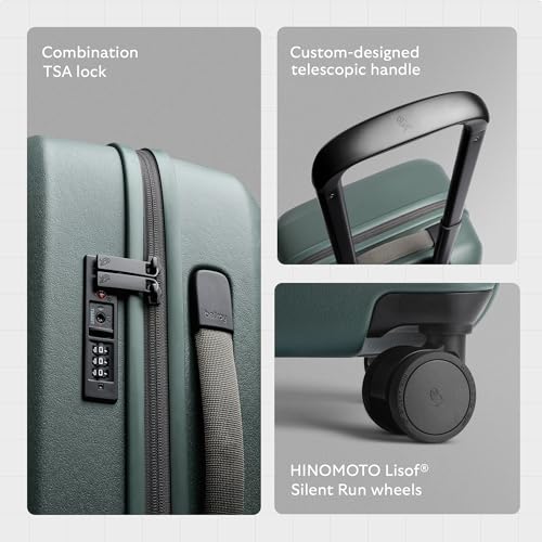 Bellroy Transit Carry-On Large (46L carry-on luggage, with hard shell and removable packing cells) - Everglade