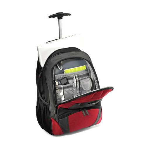 Samsonite Wheeled Backpack (19 x 10 x 13), Black/orange