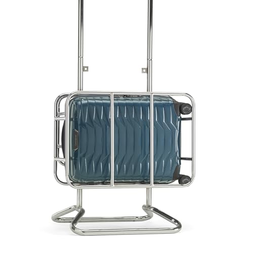 Samsonite Proxis Global Carry-On Hardside Luggage with Dual Spinner Wheels, Airline Approved - Innovative Roxkin™ Lightweight Shell With Ultimate Durability- TSA Lock, Telescopic Handle - Petrol Blue