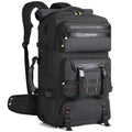 Ponhog Travel Backpack for Men, 50L Carry On Flight Approved Convertible Duffle Bag with Shoe Compartment, 17 inch Laptop Luggage with USB Charging Port for Weekender Hiking, Black