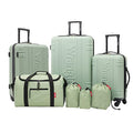 Wrangler Venture Luggage and Travel Set, Laurel, 7-Piece Set