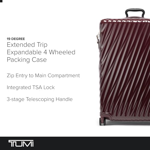 Tumi Unisex 19 Degree Extended Trip Expandable 4-Wheel Wine One Size