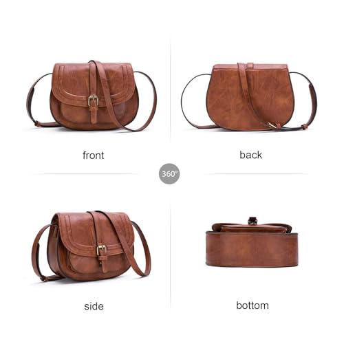 Crossbody Bags for Women Small Saddle Purse and Boho Cross Body Handbags