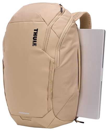 Thule Chasm 26L Backpack - Fits 16" Laptop, Weather-Resistant Materials, Small Item Organization, Side Zipper Computer Access