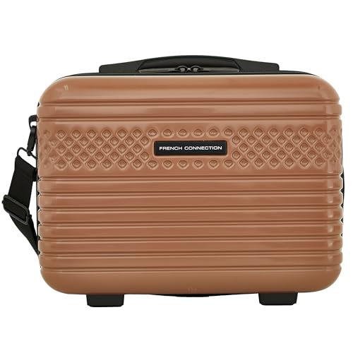 French Connection 5 Piece Mersai Luggage Travel Set, Warm Truffle