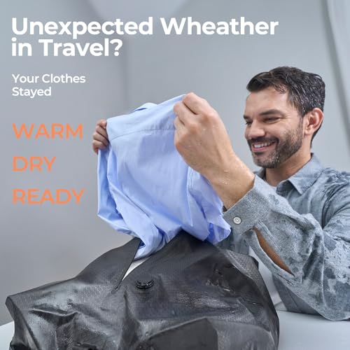 Relime Classic Series Vacuum Bags for Travel Luggage with Wireless Pump, Compression Bags for Carry On Suitcases and Backpack, Vacuum Seal Packing cube for Cloth Packing (2PC + PUMP)