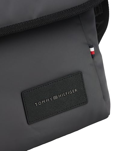 Tommy Hilfiger Mens Repreve Messenger,DARK GREY One Size