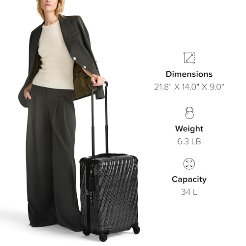 TUMI - 19 Degree Lite 4 Wheel Luggage - Lightweight and Highly Durable, Modern Contour, Hard Shell Men's and Women's Suitcase - 30" Large Checked Packing Case, Pavement