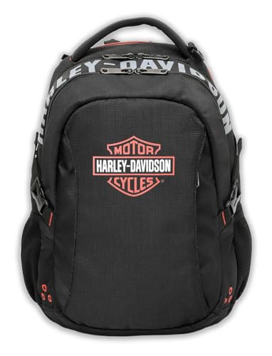 Harley-Davidson Renegade III Classic Bar & Shield Air Flow Design Backpack Black