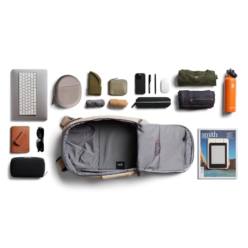 Bellroy Transit Workpack Second Edition (20L, fits 16” laptops, tech, gym gear, water bottle, daily essentials)- Stone