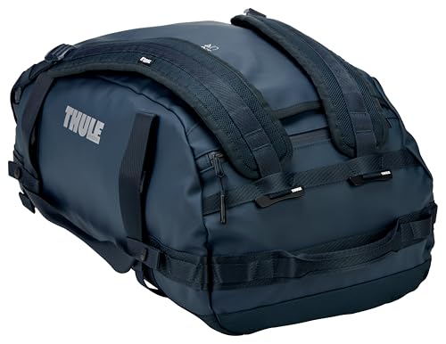 Thule Chasm 40L Duffel, Easy to Pack, Converts to Backpack, Internal mesh Pockets, Lockable Zippers, Recycled Materials