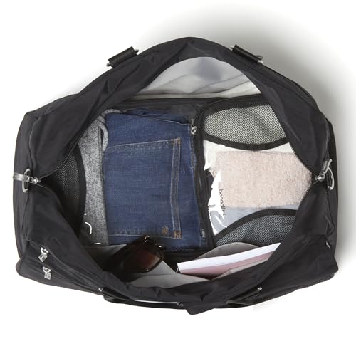 Baggallini Modern Everywhere Travel Duffel - Lightweight 19x12 Inch Overnight Travel Weekender Bag