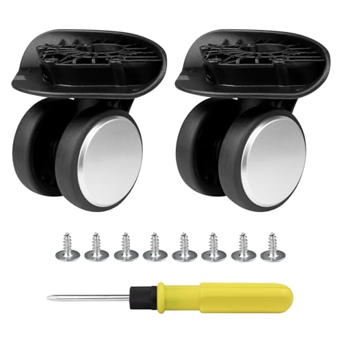 Toofire Wheels for Samsonite Freeform Luggage, Replacement Kit for Carry On Suitcase(2 Pack)