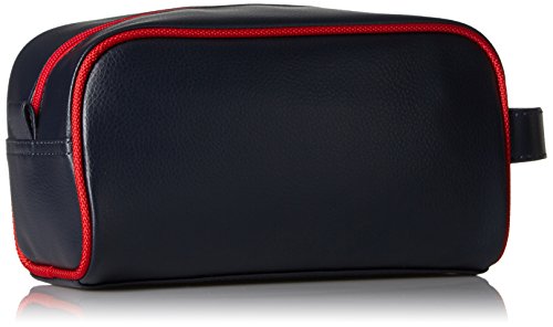 Nautica Mens Accessories Men's Top Zip Travel Kit Toiletry Bag Organizer Accessory, red, One Size