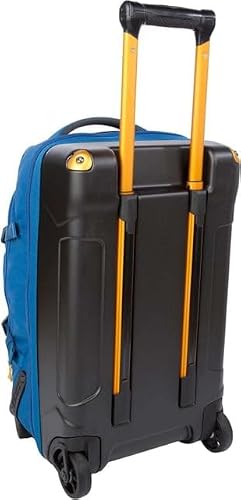 Eddie Bauer Expedition Rolling Duffel Bag with Wheels | Travel | Carry-On | Luggage | Rugged | Durable - True Blue, 22"