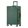 HotWay Carry On Luggage with Spinner Wheels, PC Hard Shell Zipperless Suitcase with Aluminum Frame and TSA Locks, 22x14x9 Airline Approved Lightweight Luggage for Business Travel (Green, 20 Inch)