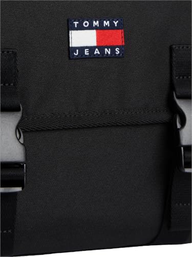 Tommy Jeans Men's Essential Daily Messenger,BLACK One Size