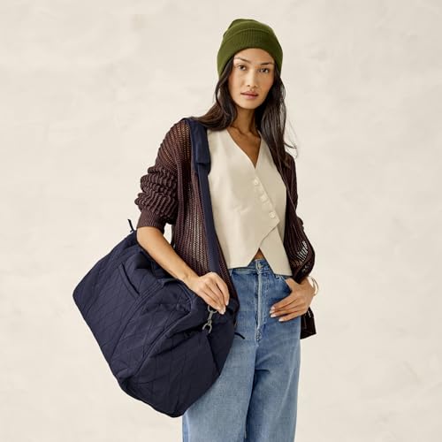 Vera Bradley Women's Performance Twill Large Miramar Weekender, Peacoat, One Size