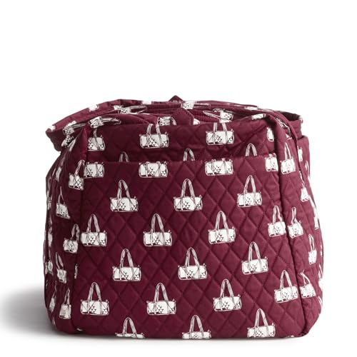 Vera Bradley Women's Premium Cotton Large Original Duffel Bag, Duffel Mosaic, One Size