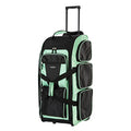 Travelers Club 30" Xpedition Rolling Duffel Bag, Seafoam