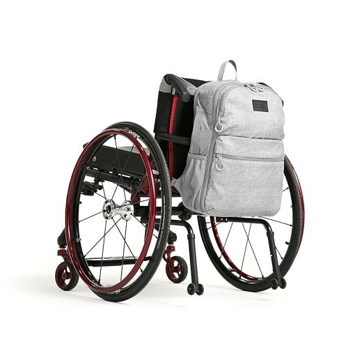 High Sierra Adaptive Backpack, Travel, or Work Bookbag with tablet sleeve, One Size, Silver Heather