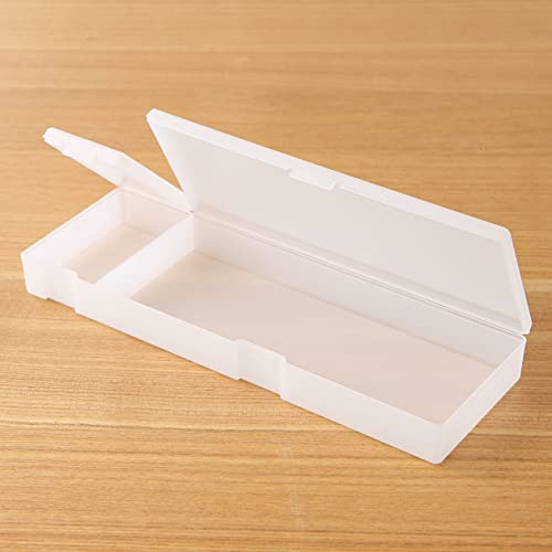 Muji Polypropylene Double Pen Case 210 × 70 × 25mm Made in Japan [2 Size Open]