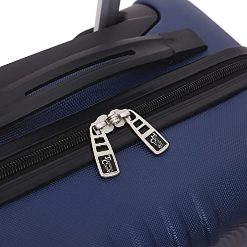 Travelers Club Cosmo Luggage, Navy Blue - 20 Inch, 20-Inch