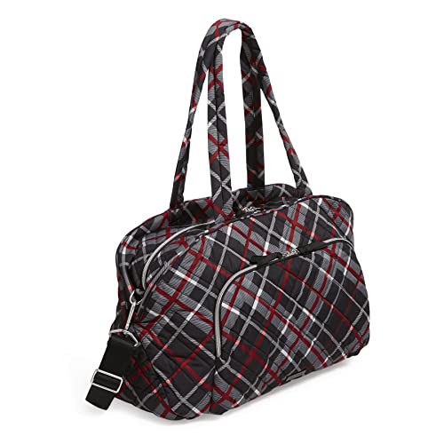 Vera Bradley Women's Performance Twill Weekender Travel Bag, Paris Plaid, One Size