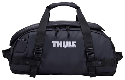 Thule Chasm 30L Duffel - Wide Opening for Easy Packing - Converts to Backpack - Internal mesh Pockets - Padded Bottom - Lockable Zippers - 100% Recycled Fabric, Webbing and mesh