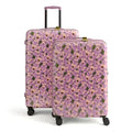 Hardside 2 Piece Luggage Set, Curly Tulips Purple, One Size