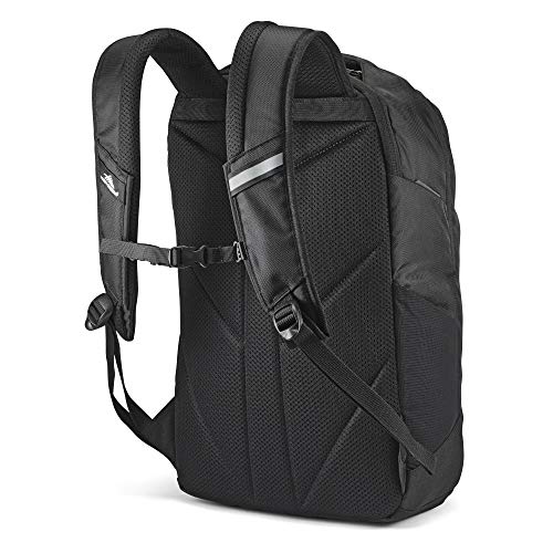 High Sierra Swerve Pro Backpack with Laptop Pocket + Tablet Sleeve, Fits most 17” Laptops, 27L, Black