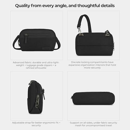 Travelon Anti-Theft Metro Convertible Small Crossbody Bag