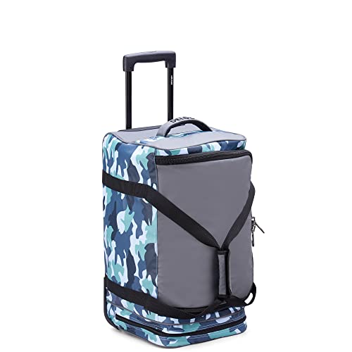 DELSEY Paris Raspail Carry On Rolling Wheeled Duffle Bag, Camo