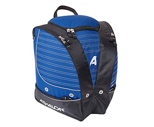 Athalon Deluxe Two Piece Ski and Boot Bag Set, Blue/Black