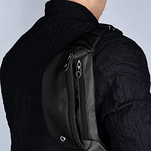 Fanny Packs for Men and Women, Waterproof Sports Waist Pack Bag for Travel Hiking Running Hands-free Wallets, Easy Carry Any Phone