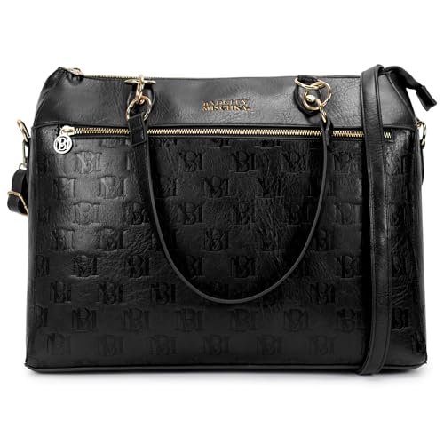 Badgley Mischka Madalyn Vegan Leather Travel Tote Weekender Bag