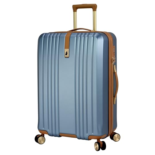 London Fog Southbridge 25 Inch Expandable Spinner HS, Slate Blue