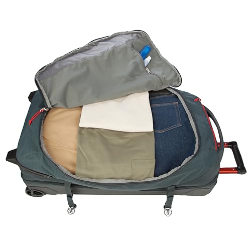 Eddie Bauer Expedition Rolling Duffel Bag with Wheels | Travel | Check-In | Luggage | Rugged | Durable - Storm, 30"