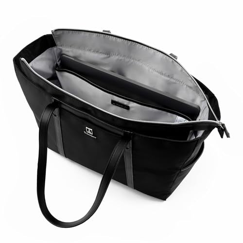 Travelpro Maxlite Softside Lightweight Women's Carry-On Tote Bag, Fits up to 16" Laptop, Work School Travel, Black