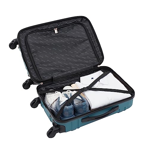Wrangler Astral Hardside Luggage, Hydro, 20-Inch Carry-On