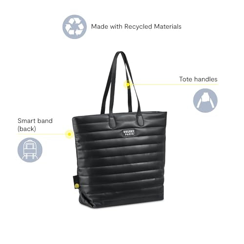 DELSEY PARIS Cruise 3.0 Tote Bag, Black, 18 Inch