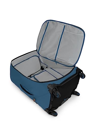 Osprey Ozone Softside Carry On Luggage, 4-Wheels, 85L/27", Coastal Blue