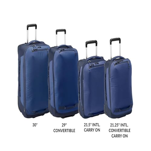 Eagle Creek Expanse 2-Wheel 21.25" Convertible International Carry-On Luggage – Backpack Straps – Durable, Water-Resistant, Lightweight – Travel-Ready Suitcase – Pilot Blue