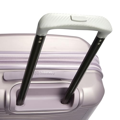American Tourister Stratum 2.0 Expandable Hardside Luggage with Spinner Wheels, 24" SPINNER, Purple Haze