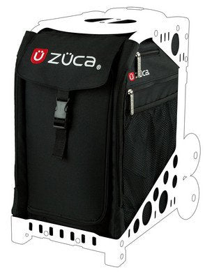 Zuca Sport Wheeled Luggage Complete Set with Frame and Insert Bag. Color: Obsidian (black) bag, with Black Frame. Bonus! Includes Travel Groove Universal Ipod & MP3 Accessory Kit