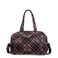 Vera Bradley Women's Performance Twill Weekender Travel Bag, Paris Plaid, One Size