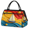 TropicalLife Nautica Sailboat Weekender Bags for Women Men, Travel Duffel Bag Waterproof Carry On Overnight Luggage Bag for Traveling, Airplanes, Yoga