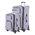 SWISSGEAR Sion Softside Expandable Spinner Luggage Durable Lightweight Travel Suitcase, Evening Haze, 2-Piece Set (Carry-On/Large)